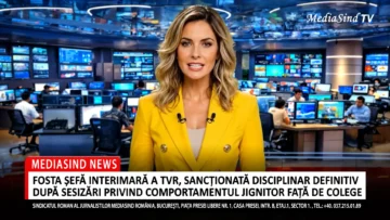 Fosta șefă interimară a TVR, sancționată disciplinar definitiv după sesizări privind comportamentul jignitor față de colege
